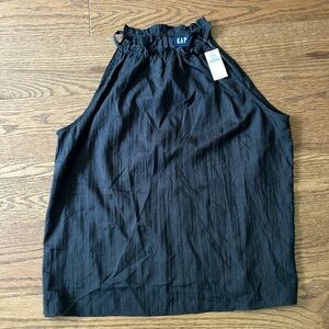 GAP Textured Crinkle Halter Top.